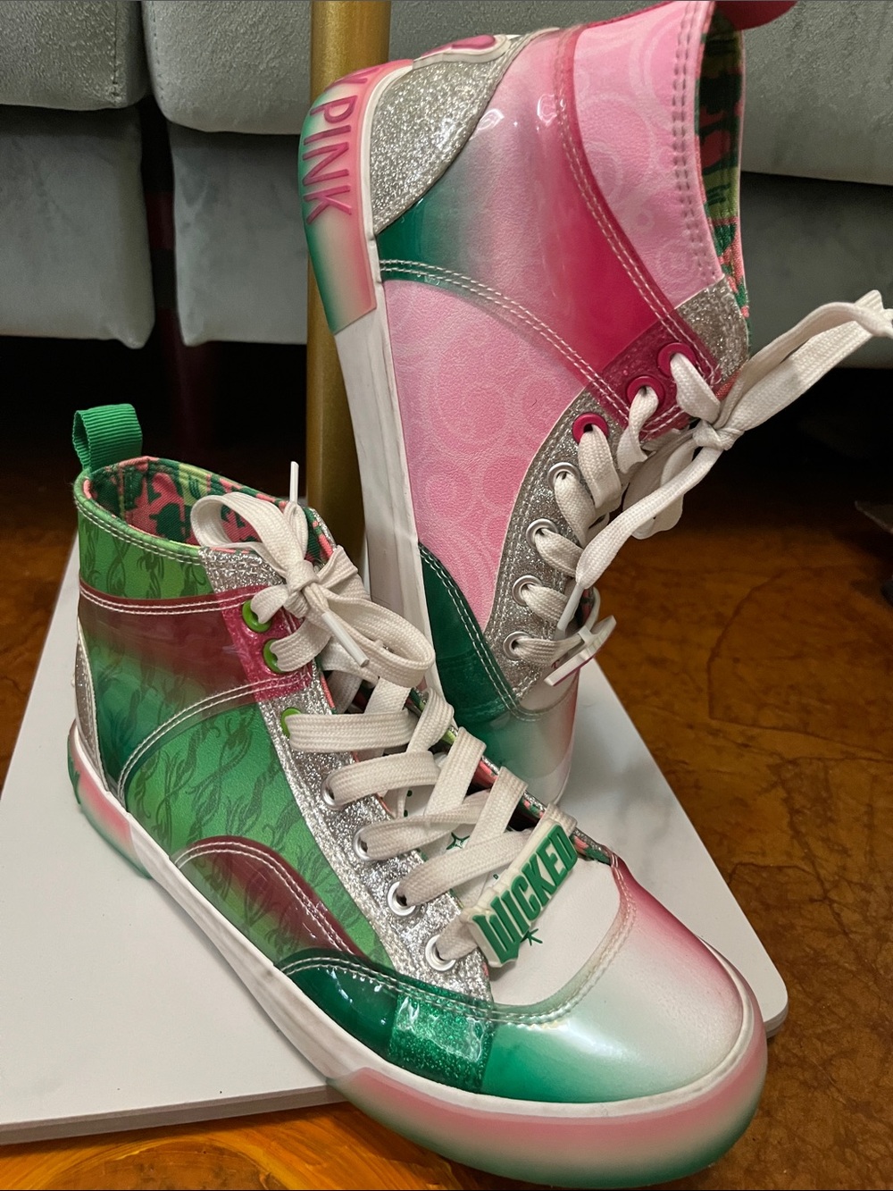 Ground Up Wicked Gradient High-Top Sneakers size US 6.5 women’s